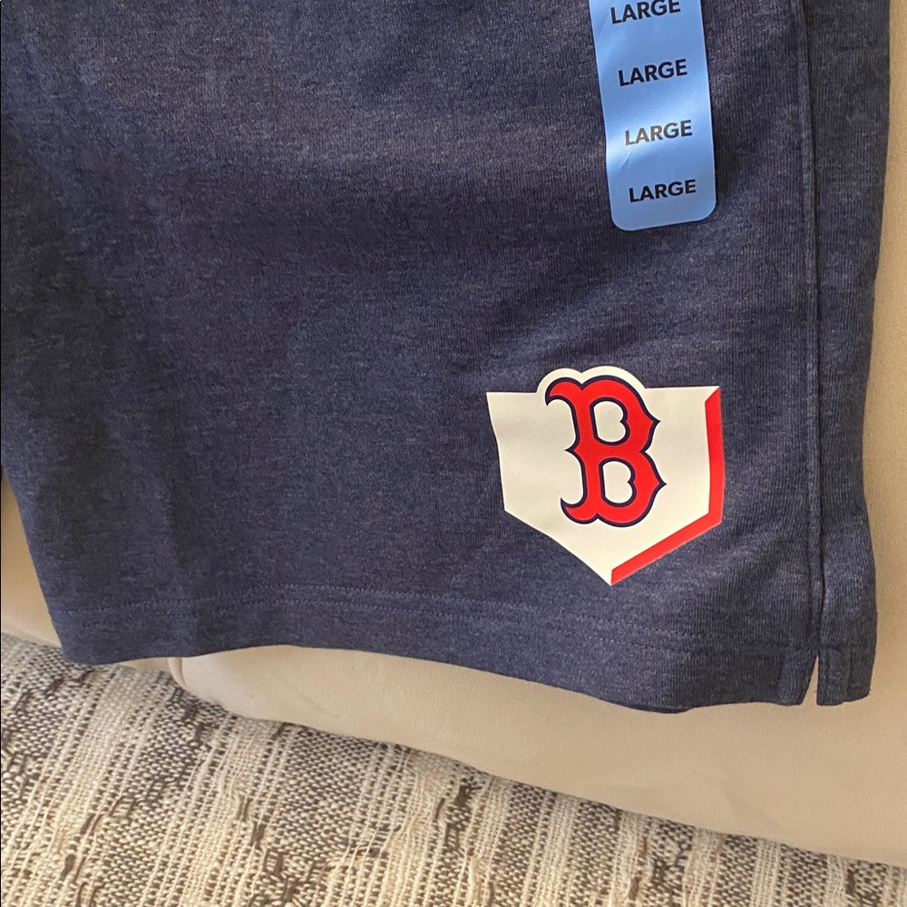 New Men’s Majestic Boston Red Sox Athletic Lounge Shorts Large - Picture 2 of 4